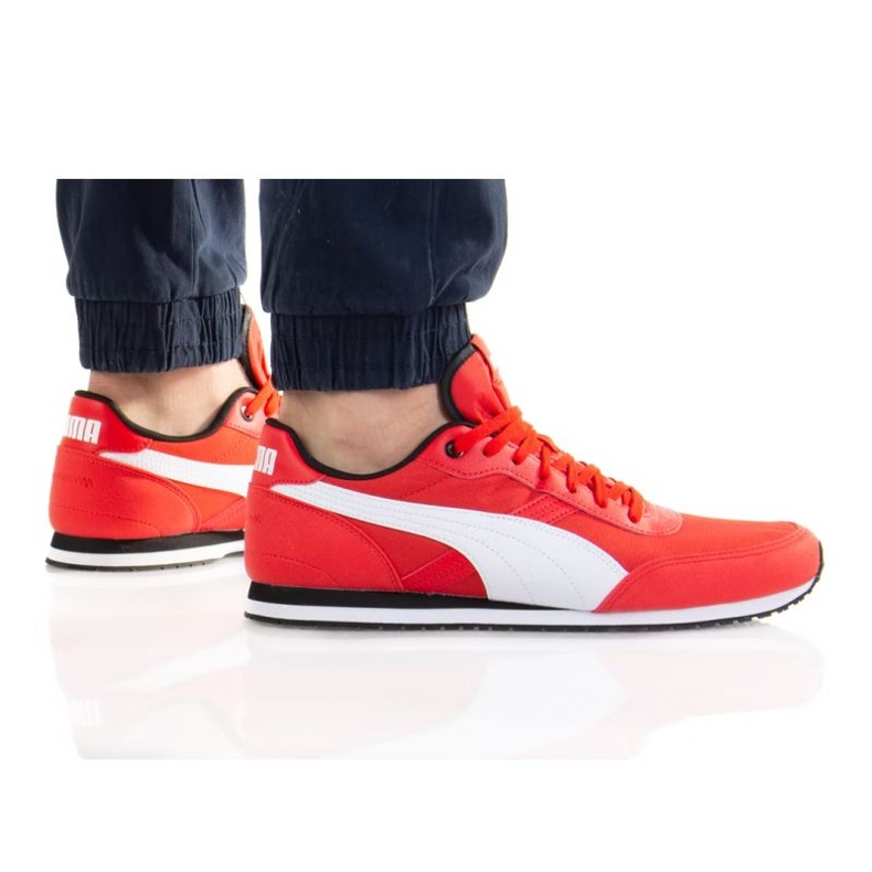 Puma St Runner Essential M 383055 03 bianca arancia