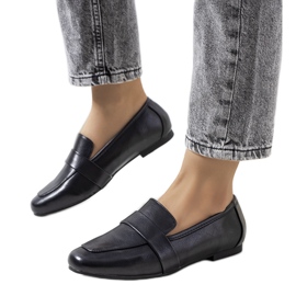 Scarpe in pelle nera di Ouden nero