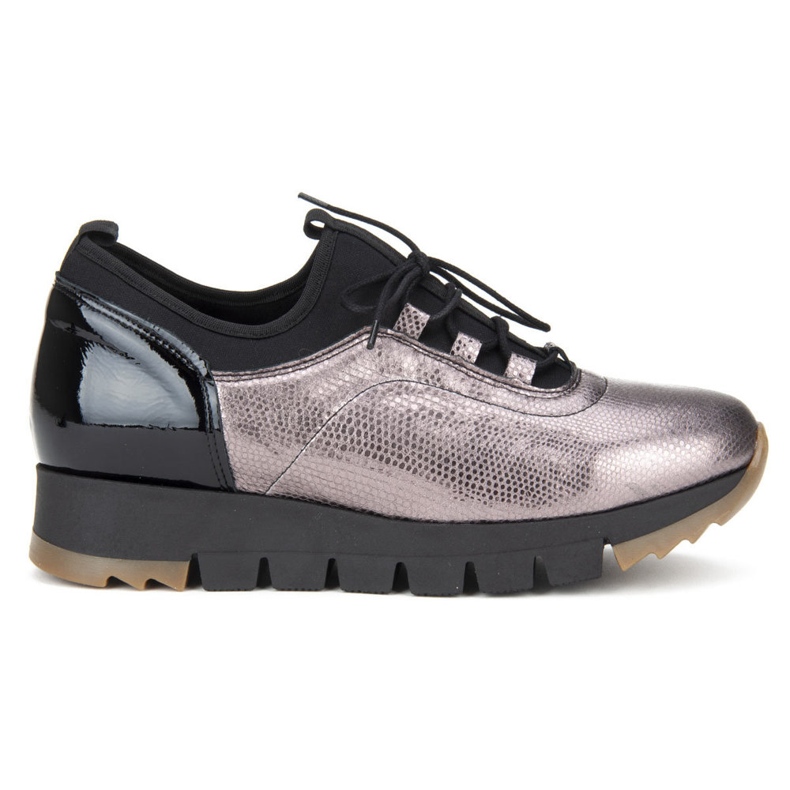 Filippo 3859 Scarpe platino nero