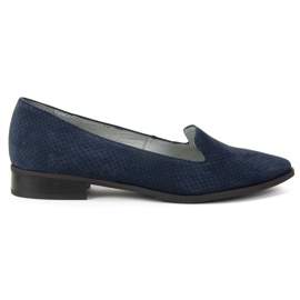 Scarpe Filippo 1419 Granat serpente blu navy