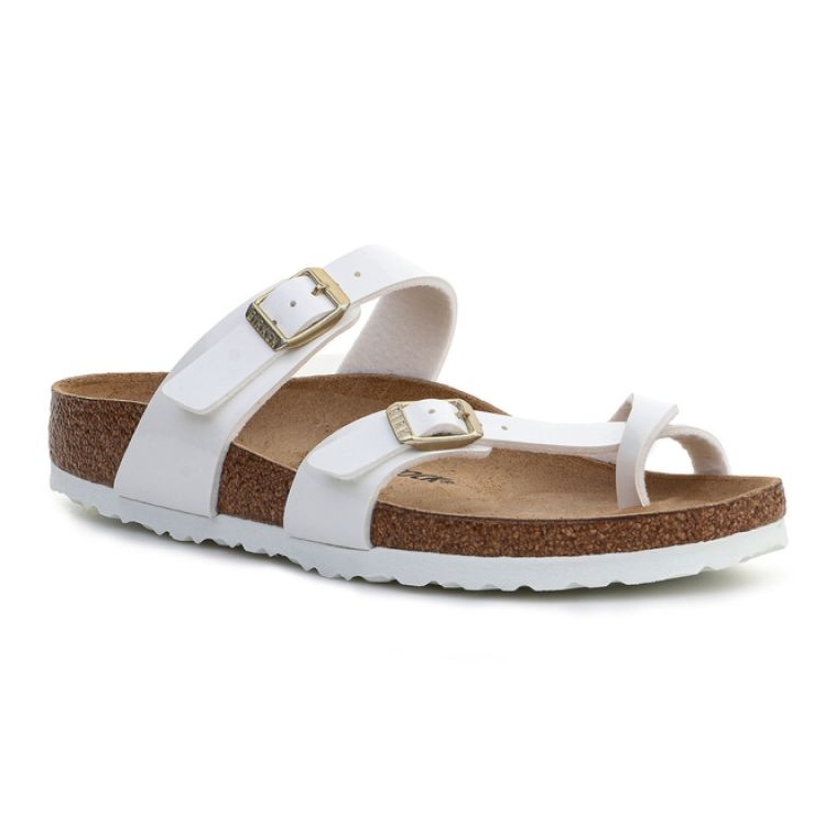 Birkenstock Mayari Patent White W 1005281 bianca