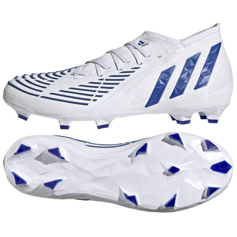 Scarpe da calcio Adidas Predator Edge.2 Fg M GW2269 bianca bianca