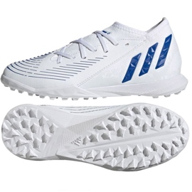 Scarpe da calcio Adidas Predator Edge.3 Tf Jr GZ2896 bianco bianco