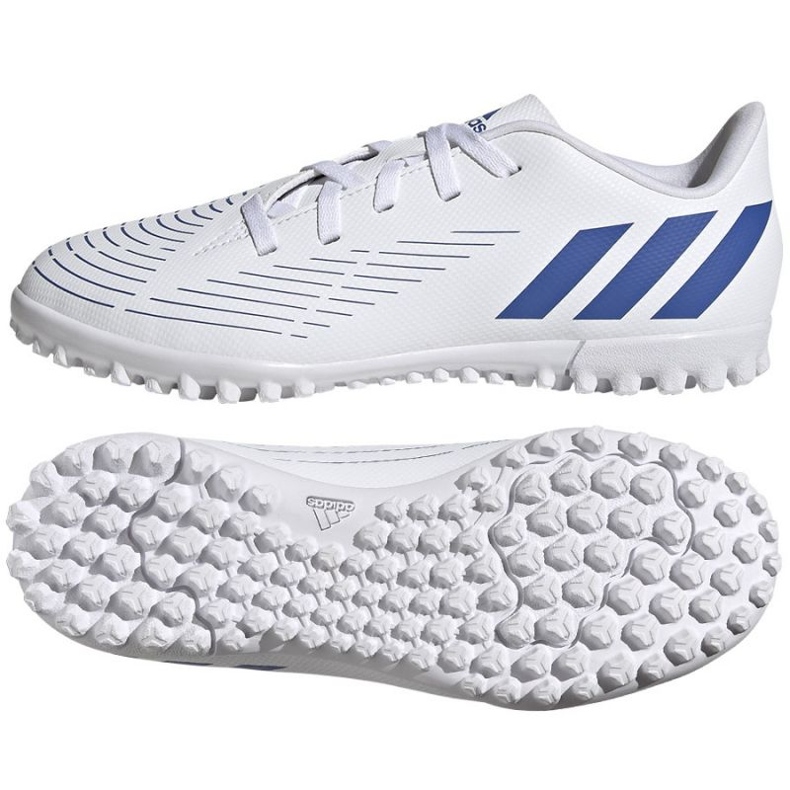 Scarpe da calcio Adidas Predator Edge.4 Tf Jr GX2643 bianca bianca