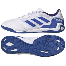 Scarpe da calcio Adidas Copa Sense.3 In M GV8776 bianco bianco