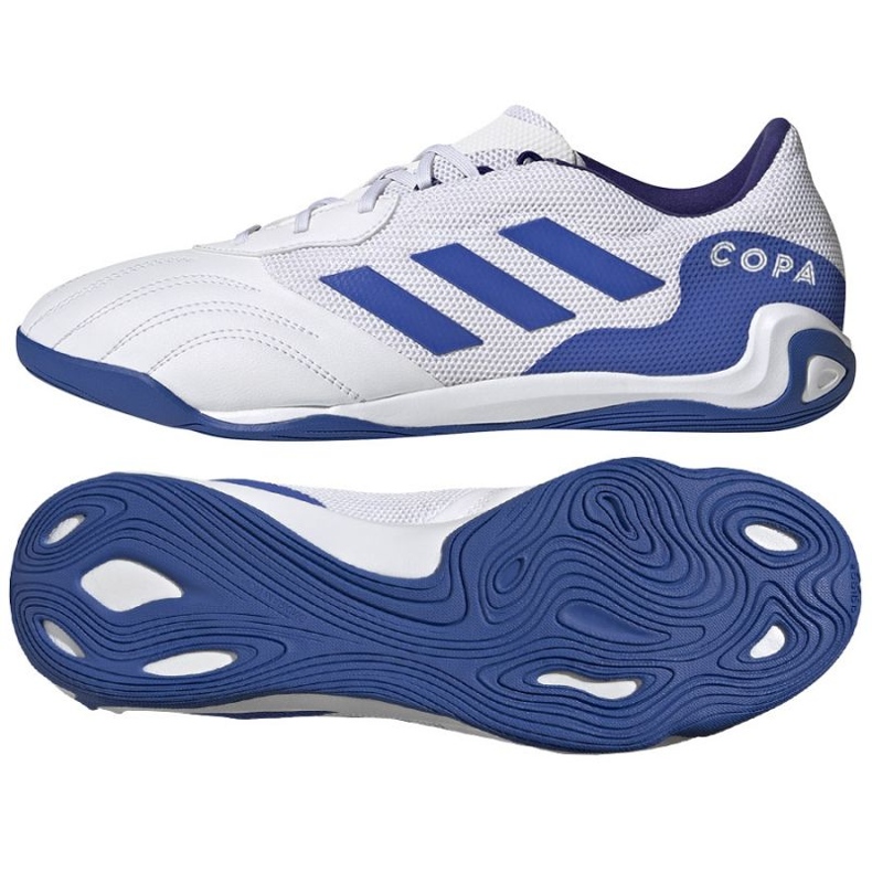 Scarpe da calcio Adidas Copa Sense.3 In M GV8776 bianca bianca