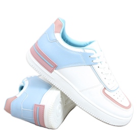 Scarpe da ginnastica blu Libby bianca multicolore