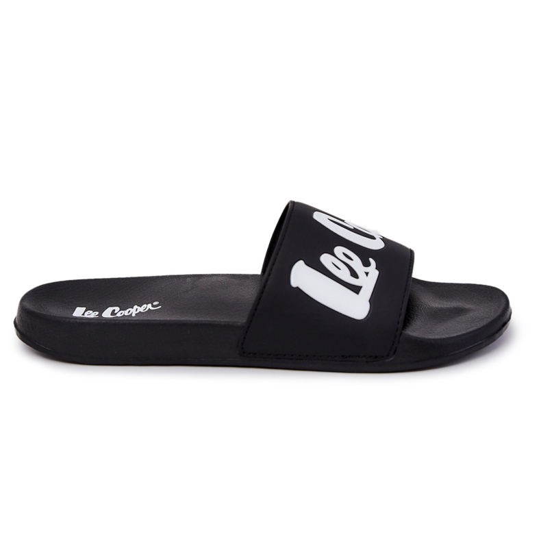 Pantofole da uomo Lee Cooper LCW-22-42-1005 nere bianca nero