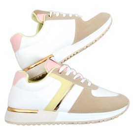 Scarpe sportive da donna Grass Beige bianca multicolore