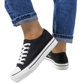 Sneakers nere sulla piattaforma Wessel nero