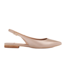 Marco Shoes Sandali in pelle naturale di colore dorato 1965P-1232-1 beige d'oro