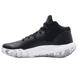 Scarpa da basket Under Armour Gs Jet '21 Jr 3024794 001 nero nero