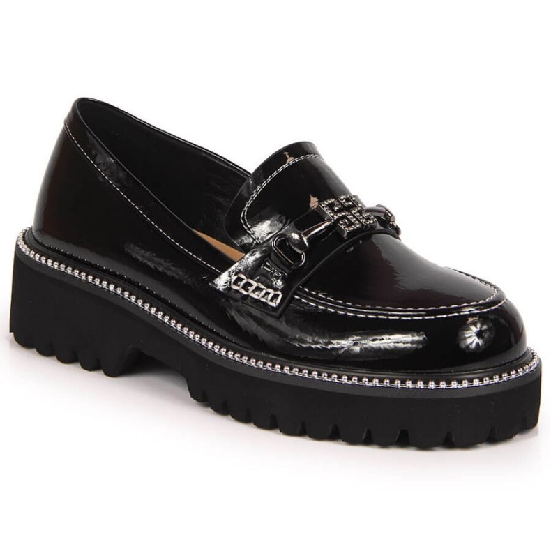 Scarpa laccata nera W S.Barski nero