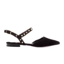 Marco Shoes Sandali neri con borchie nero