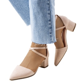 Décolleté beige sul palo Hyde