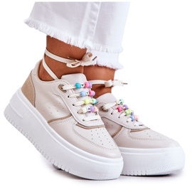 PS1 Scarpe sportive da donna Sneakers Beige Manila