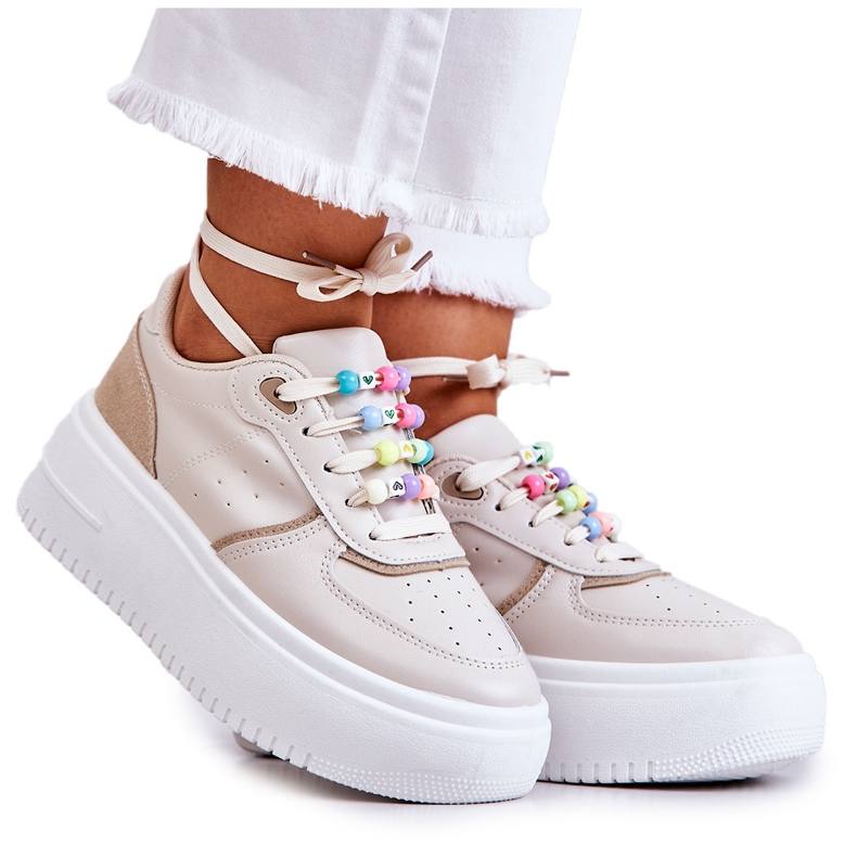 PS1 Scarpe sportive da donna Sneakers Beige Manila