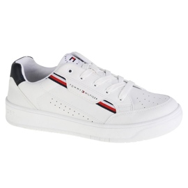 Scarpe Tommy Hilfiger Low Cut Lace-Up Sneaker W T3B4-32221-1355X336 bianca