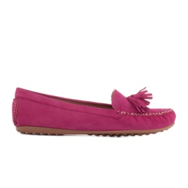 Marco Shoes Mocassino in camoscio viola Ballerina 1979P-770-1 rosa