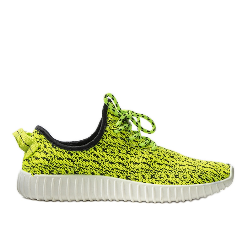 Sneakers Bekking da uomo di colore verde neon nero