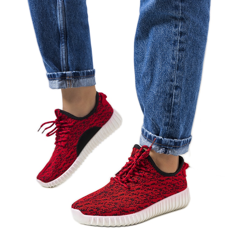 Sneakers Mulder rosse nero rosso