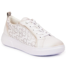 Sneakers bianche Bugatti W JJ253151 beige bianco d'oro