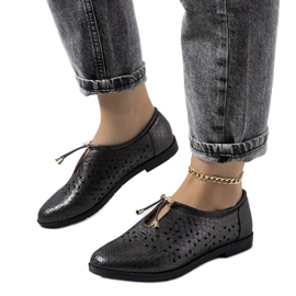 Scarpe nere traforate di Holm nero
