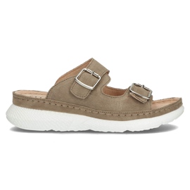 Ciabatte in pelle Filippo DK3516/22 Br marrone