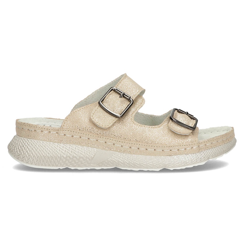Ciabatte in pelle Filippo DK3516/22 Go golden d'oro