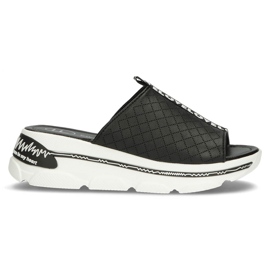 Ciabatte in pelle Filippo DK3679 / 22 Bk nere nero