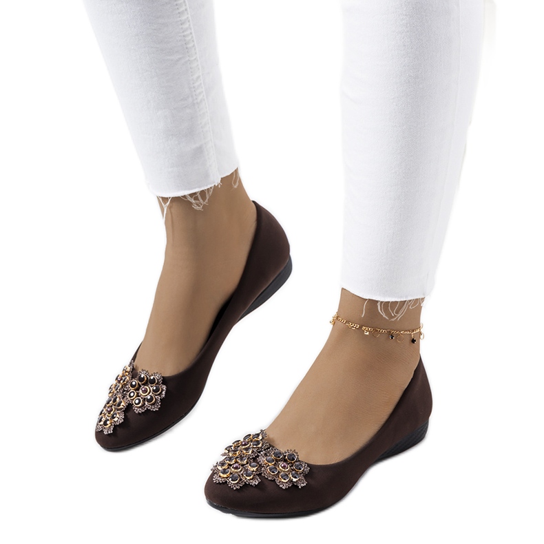 Ballerine da donna marroni Rolla marrone