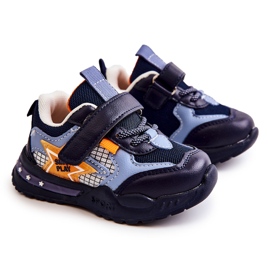 PJ2 Scarpe sportive leggere da bambino Mobby blu navy