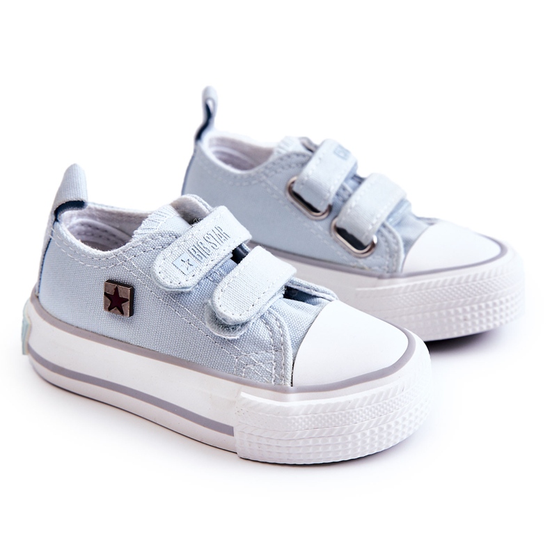 Sneakers da Bambino con Velcro Big Star HH374204 Blu