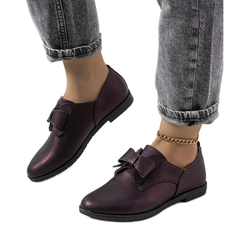 Francesine marroni con fiocco Korner marrone