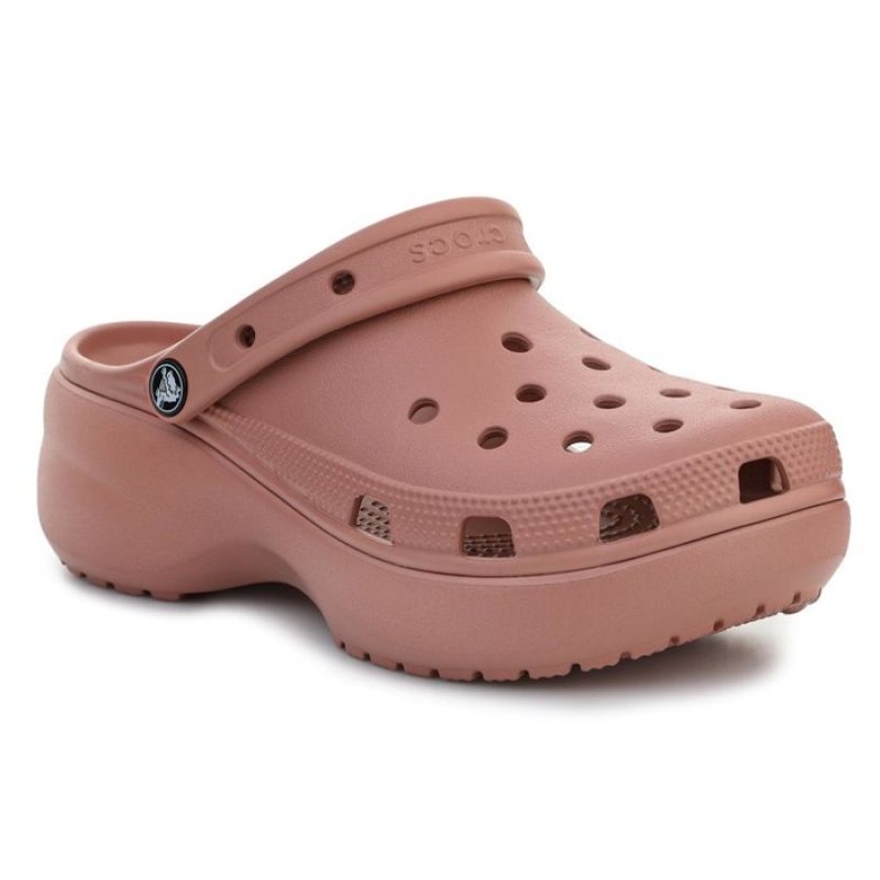 Crocs Classic Platform Clog W Pale Blush 206750-6RL marrone