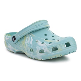 Zoccolo Crocs Classic marmorizzato W 206867-4SU blu