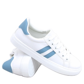 Sneakers da donna Xina BIANCO / VERDE blu