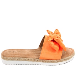 Espadrillas con fiocco Viola Arancio arancia