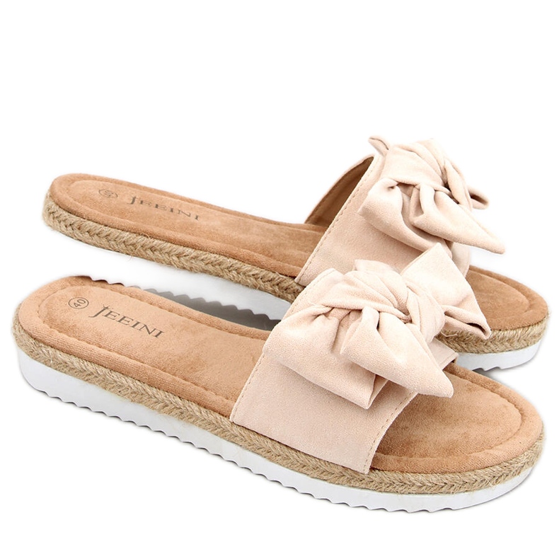 Espadrillas con fiocco Viola Beige