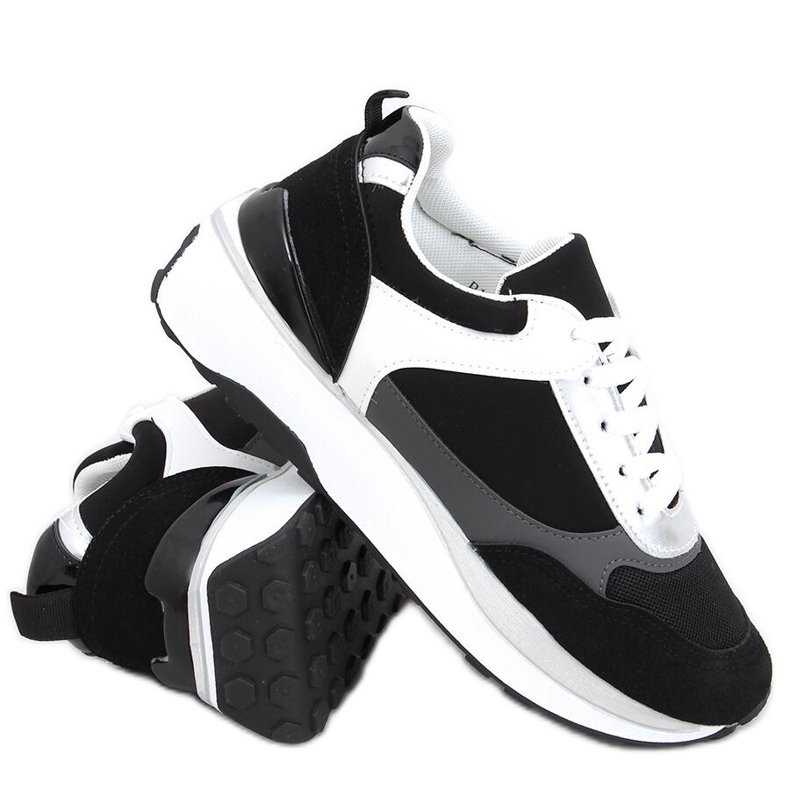 Scarpe da ginnastica nere di Saola bianca nero grigio
