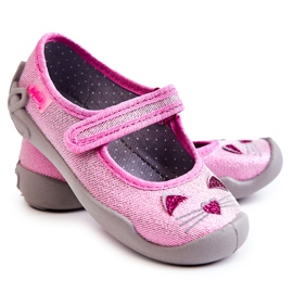 BEFADO S.A. Ciabatte Ballerina Befado Cats 114X451 Rosa-Grigio