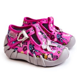 BEFADO S.A. Ciabatte Befado Supergirl Con Fiocco 110P457 Rosa-Grigio
