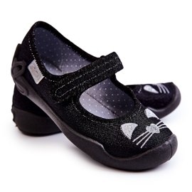 BEFADO S.A. Ciabatte Ballerina Befado Gatti 114X450 Nero