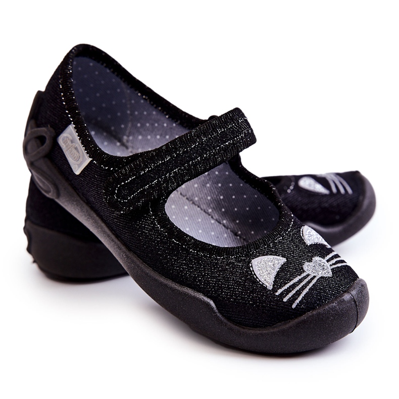 BEFADO S.A. Ciabatte Ballerina Befado Gatti 114X450 Nero