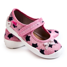 BEFADO S.A. Ballerine per bambini Befado con fiocco 114X480 Rosa