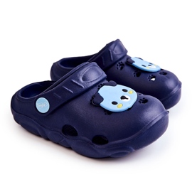 BEFADO S.A. Ciabatte per bambini Kroks Miś Befado 159X110 Blu navy