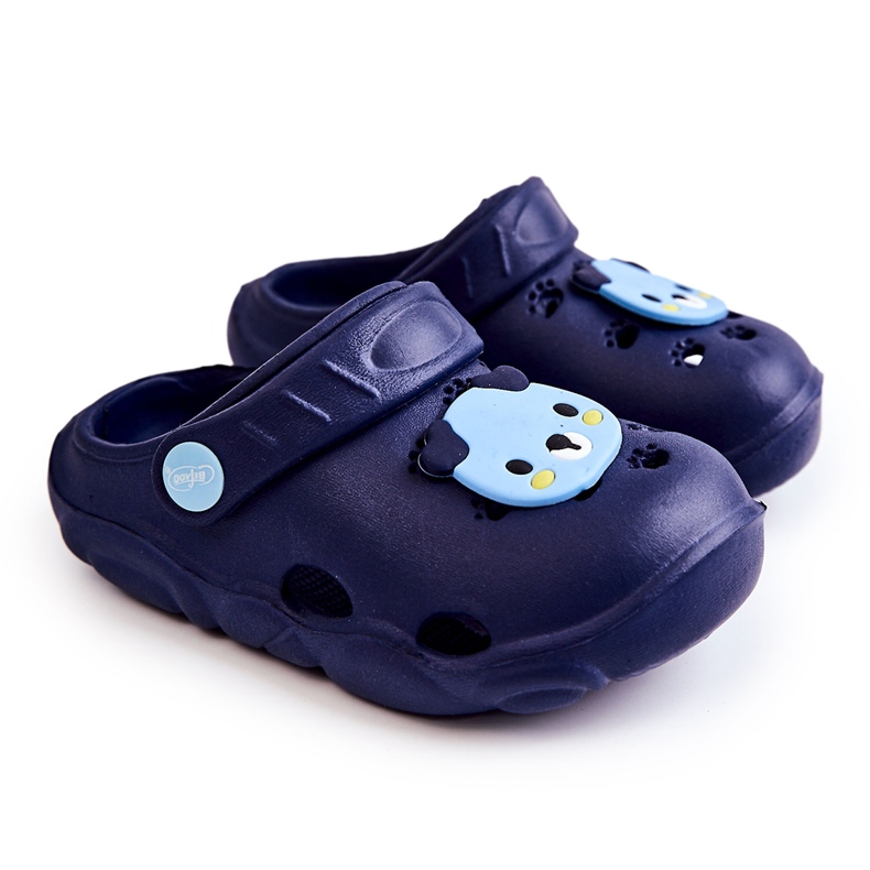BEFADO S.A. Ciabatte per bambini Kroks Miś Befado 159X110 Blu navy
