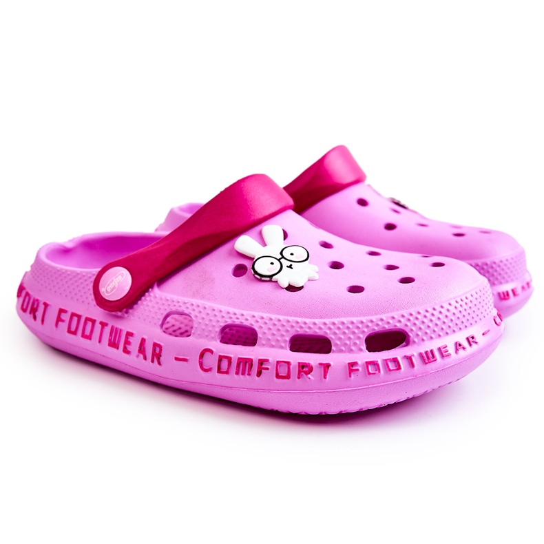 BEFADO S.A. Pantofole per bambini Kroks Rabbit Befado 159Y106 rosa