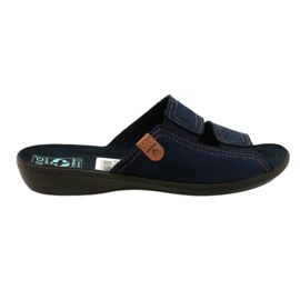Adanex Ciabatte da donna BIO Nature 26027 Blu navy