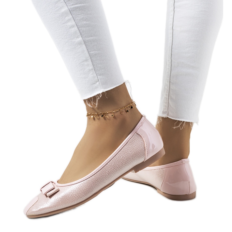Ballerine Rikke rosa scintillanti